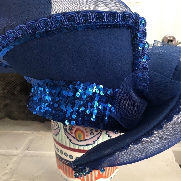VINTAGE Wool Blue Hat by Deborah of New York main image 9